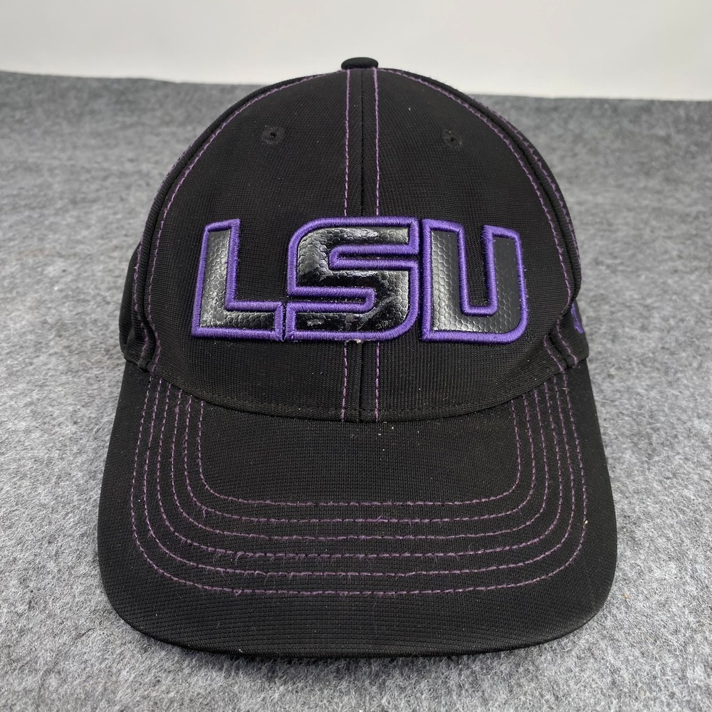 LSU Tigers 47 Brand Hat Black Purple OSFM Adjustable Football Cap